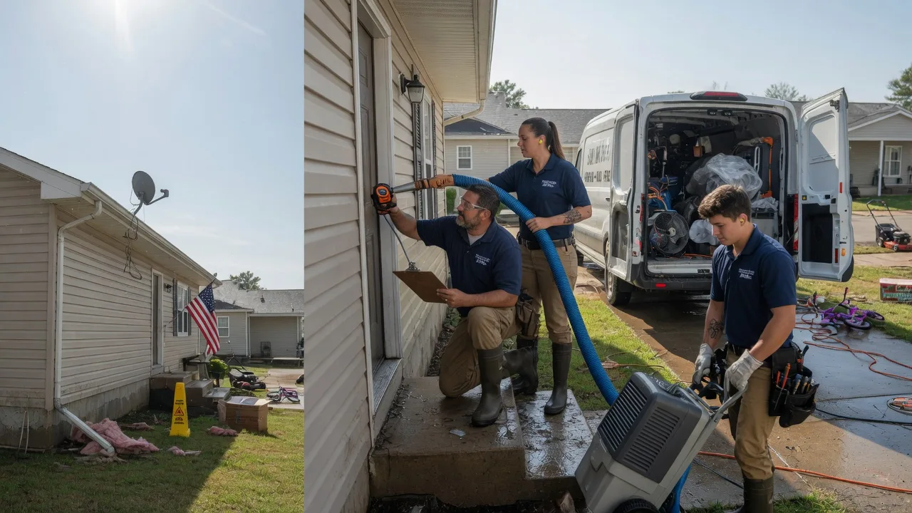 Ceiling Water Damage Restoration in Lorraine, KS near me